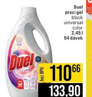 Duel prací gel black universal color 2,45l 54 dávek JIP