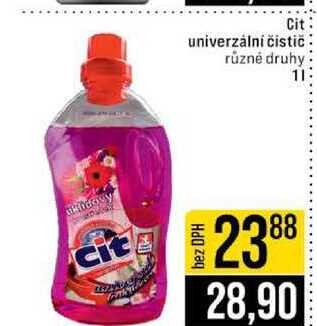 Cit univerzální čistič různé druhy 1l JIP
