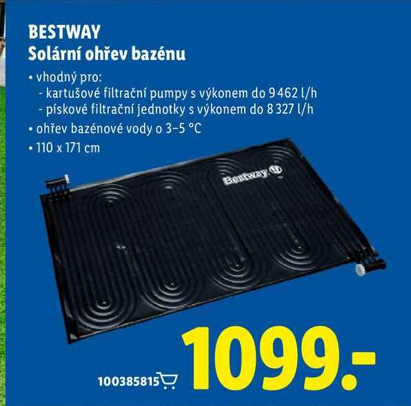 BESTWAY Solární ohřev bazénu
