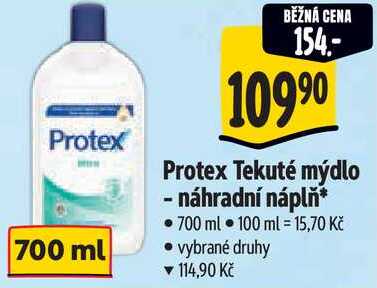 Protex Tekuté mýdlo - náhradní náplň, 700 ml Albert