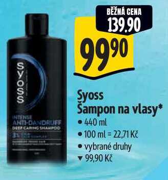 Syoss Sampon na vlasy, 440 ml Albert