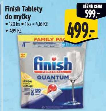 Finish Tablety do myčky, 120 ks Albert