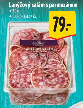 Lanýžový salám s parmezánem, 60 g
