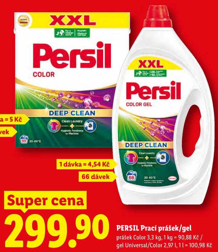 PERSIL Prací prášek/gel prášek, 66/60 PD Lidl