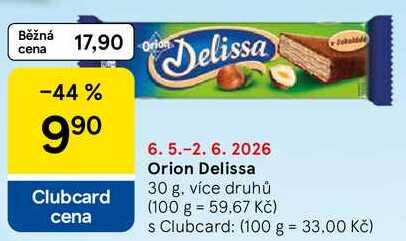 Orion Delissa, 30 g, více druhů