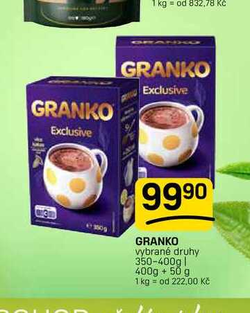 GRANKO vybrané druhy 350-400g