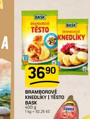 BRAMBOROVÉ KNEDLÍKY | TĚSTO BASK 400 g 