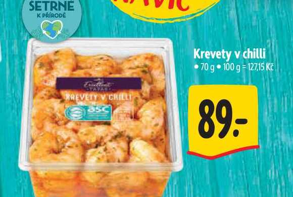  Krevety v chilli 70 g  