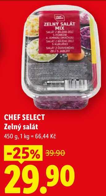 CHEF SELECT Zelný salát, 450 g