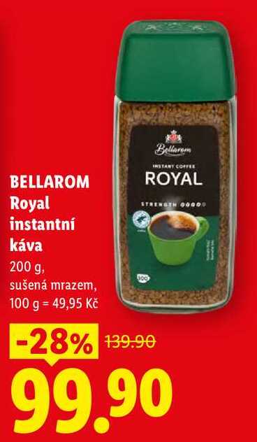 BELLAROM Royal instantní káva, 200 g