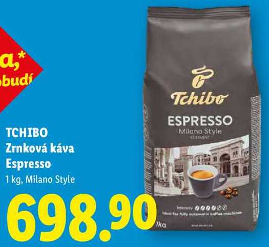 TCHIBO Zrnková káva Espresso, 1 kg