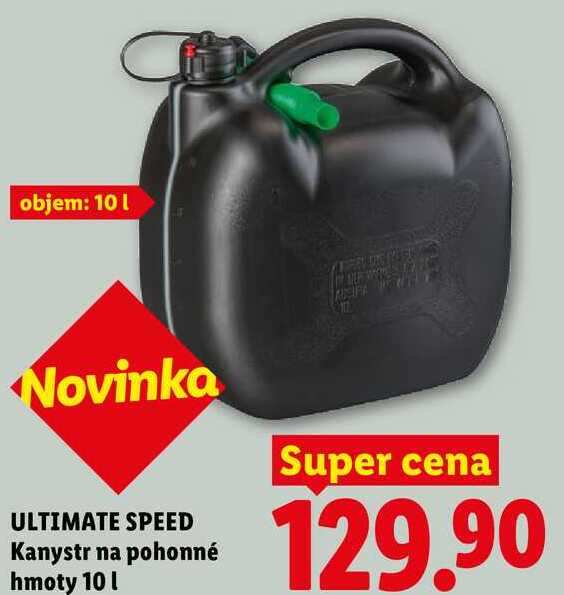 ULTIMATE SPEED Kanystr na pohonné hmoty 10 l