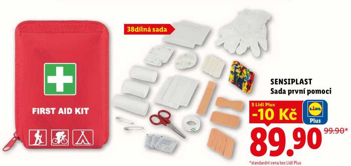 SENSIPLAST Sada první pomoci Lidl