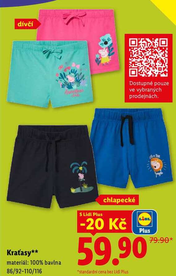 Kraťasy Lidl