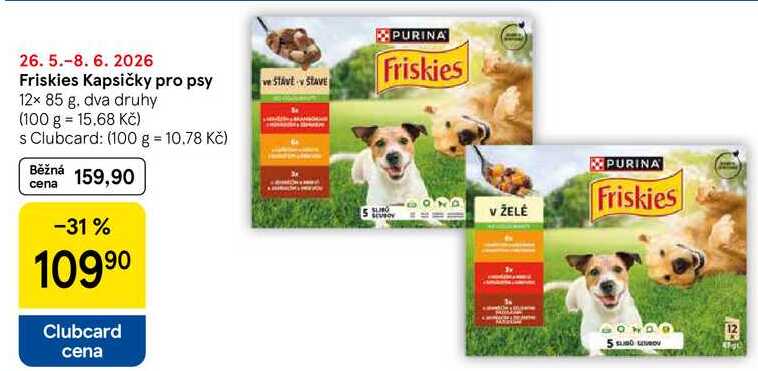 Friskies Kapsičky pro psy, 12x 85 g