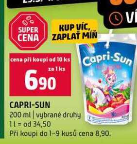 CAPRI-SUN 200 ml vybrané druhy