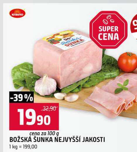 BOŽSKÁ ŠUNKA NEJVYŠŠÍ JAKOSTI 100g