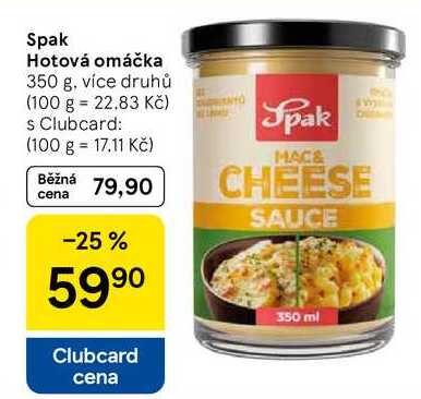 Spak Hotová omáčka, 350 g, více druhů 