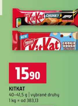 KITKAT 40-41,5 g vybrané druhy