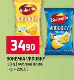 BOHEMIA VROUBKY 120 g vybrané druhy