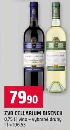 ZVB CELLARIUM BISENCII 0,75l vino vybrané druhy