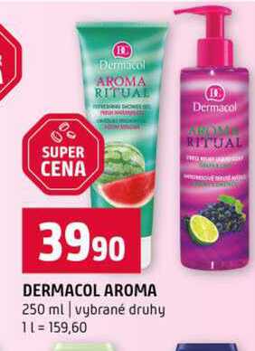 DERMACOL AROMA 250 ml vybrané druhy Terno