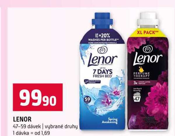 LENOR 47-59 dávek vybrané druhy