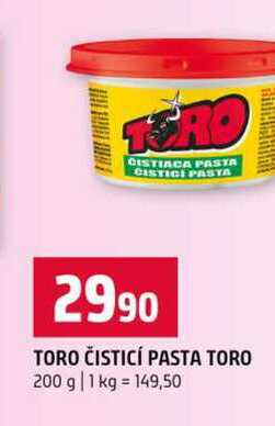 TORO ČISTICÍ PASTA TORO 200 g Terno