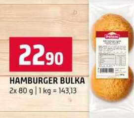 HAMBURGER BULKA 2x 80 g 