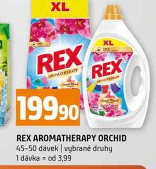 REX AROMATHERAPY ORCHID 45-50 dávek vybrané druhy