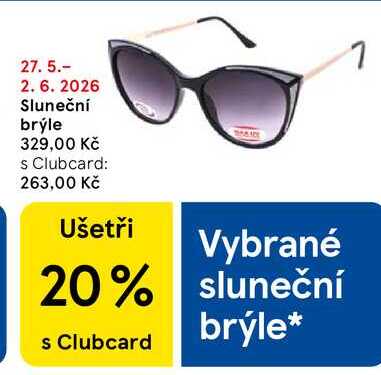Sluneční brýle Tesco