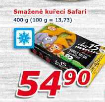 Smažené kuřecí Safari 400 g