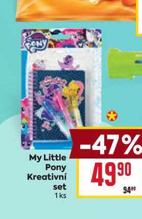 My Little Pony Kreativní set 1ks BILLA