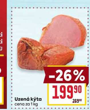 Uzená kýta cena za 1 kg