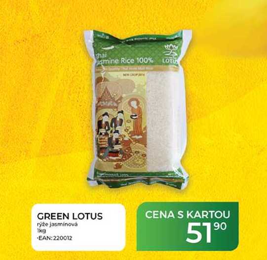 GREEN LOTUS rýže jasmínová 1kg
