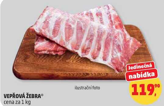 VEPŘOVÁ ŽEBRA, 1 kg