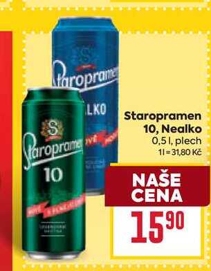 Staropramen 10 0,5l, plech
