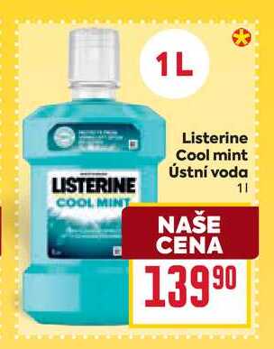 Listerine Cool mint Ústní voda 1l