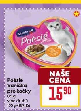 Poésie Vanička pro kočky 85 g
