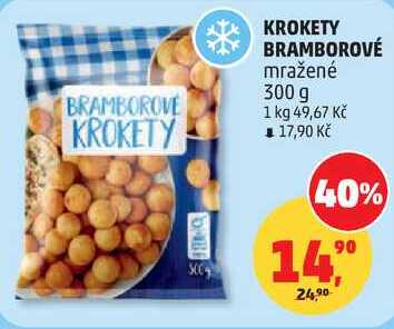KROKETY BRAMBOROVÉ mražené, 300 g
