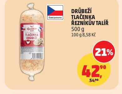 DRŮBEŽÍ TLAČENKA ŘEZNÍKŮV TALÍŘ, 500 g