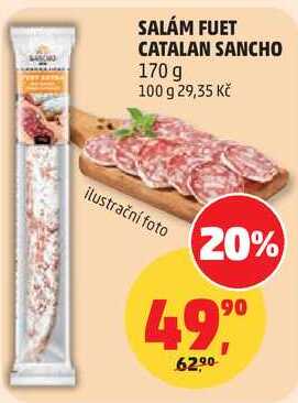 SALÁM FUET CATALAN SANCHO, 170 g 