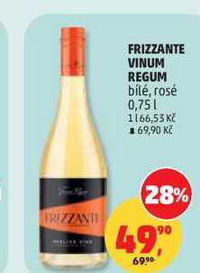 FRIZZANTE VINUM REGUM bílé, 0,75 l