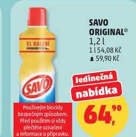 SAVO ORIGINAL, 1,2 l Penny Market