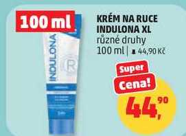 KRÉM NA RUCE INDULONA XL různé druhy, 100 ml Penny Market