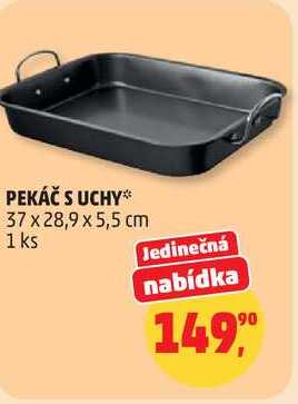 PEKÁČ S UCHY 37 x 28,9 x 5,5 cm, 1 ks 