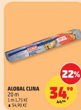 CLINA alobal, 20 m Penny Market