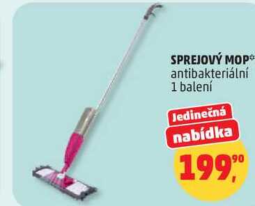 SPREJOVÝ MOP antibakteriální, 1 balení Penny Market