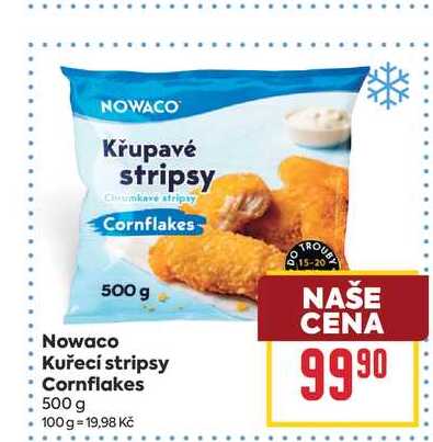 Nowaco Kuřecí stripsy Cornflakes 500 g