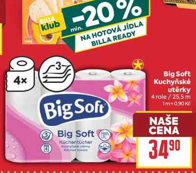 Big Soft Kuchyňské utěrky 4 role